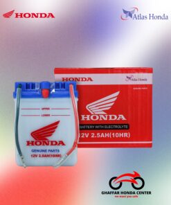 Key Features: Model Compatibility: Suitable for all Atlas Honda motorcycle models, including CD70, CG125, and Pridor, ensuring a perfect fit and compatibility. High Performance: Built with advanced technology and high-quality materials to provide robust and consistent power output, enhancing the overall performance of your motorcycle. Long-lasting Durability: Designed with durability in mind, the Atlas Honda Battery offers a prolonged service life, reducing the need for frequent replacements. Maintenance-Free: Equipped with maintenance-free technology, eliminating the hassle of regular battery checks and ensuring hassle-free operation. Quick Charging: Efficient charging capabilities enable the battery to recharge quickly, minimizing downtime and ensuring your motorcycle is always ready to hit the road. Reliable and Safe: Manufactured adhering to strict quality standards, the Atlas Honda Battery offers reliable performance and safety, protecting your motorcycle's electrical system and ensuring a worry-free riding experience.